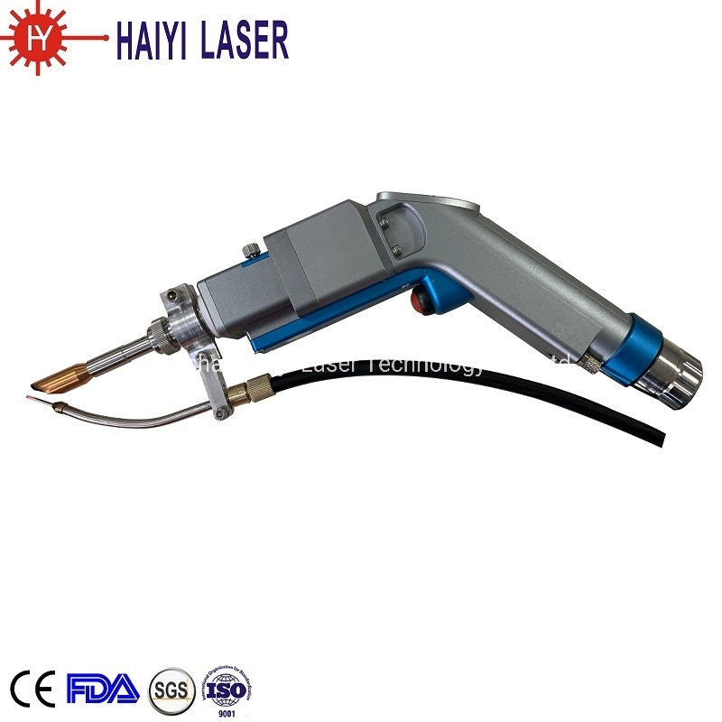 Portable Continuous Wobble Hand Hold 2000W Laser Welding Gun with Auto Wire Feeder System Aluminum