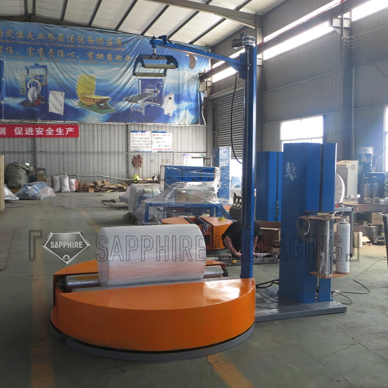 Pre-Stretch Film Wrapper Packaging Machine/Paper Reel/Rool Wrapping Machine Is Dedicated to Paper Mills