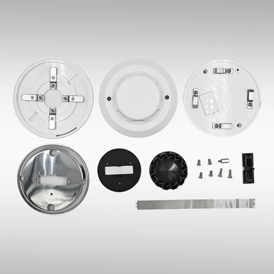 Conventional Fire Alarm Beam Addressable Smoke Detector with Relay Output Smoke Detector Housing