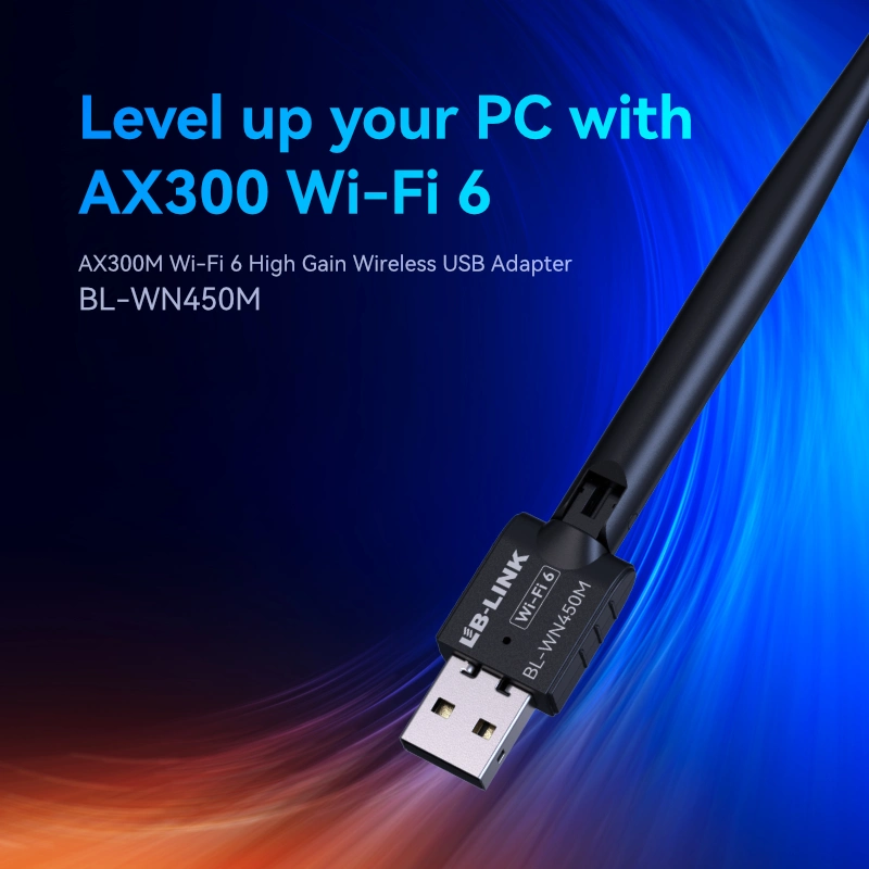 LB-LINK BL-WN450M Wholesale/Supplier China WiFi 300Mbps Fast Speed WiFi Adapter WiFi Dongle