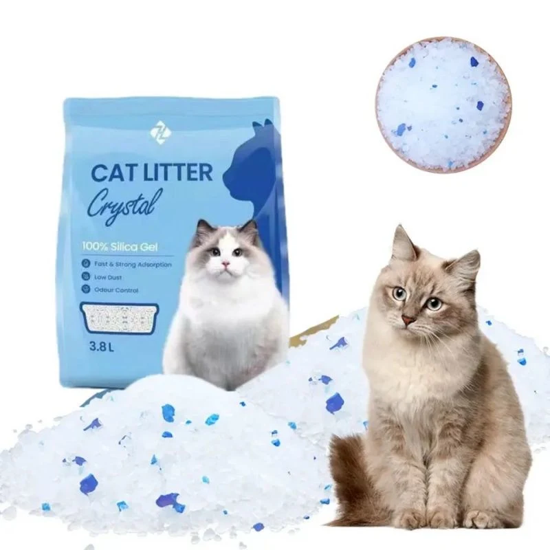 High Quality Water-Absorbent Silica Gel Sand Filler Clean Blue Crystal Cat Litter Unbeatable Price