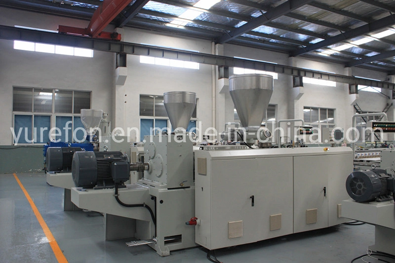 Plastic Extruder Machine Wood Plastic Composite Wood PE Profile Production Extrusion Line