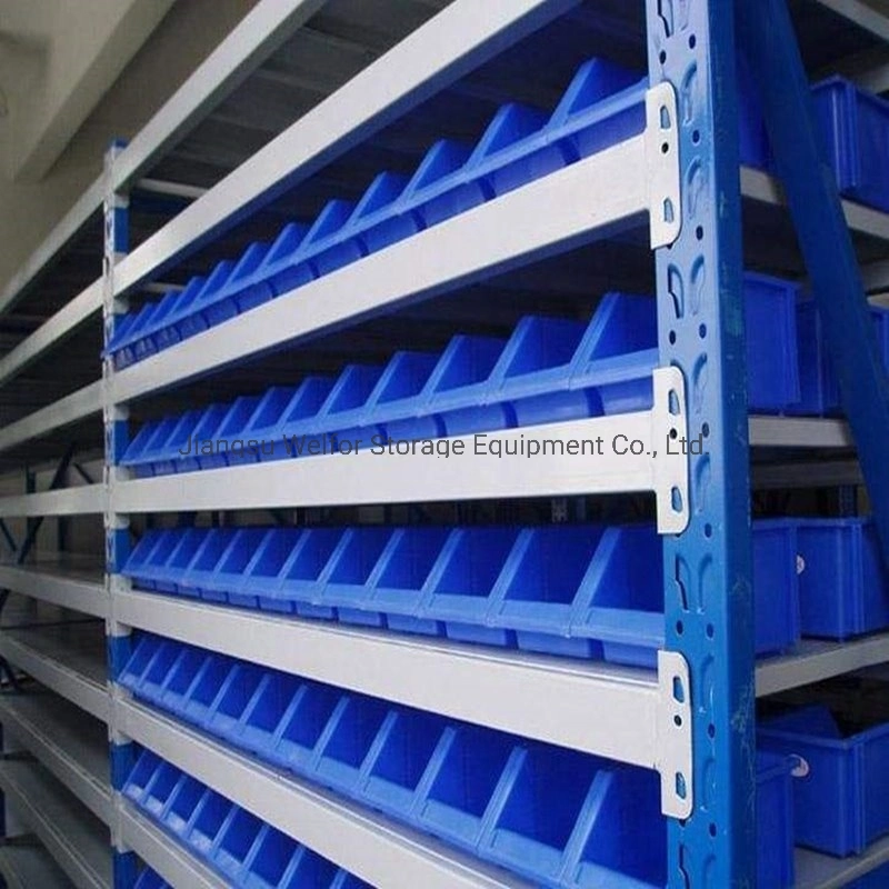 Warehouse Storage Medium Duty Long Span Metal Racking with Plastic Bin