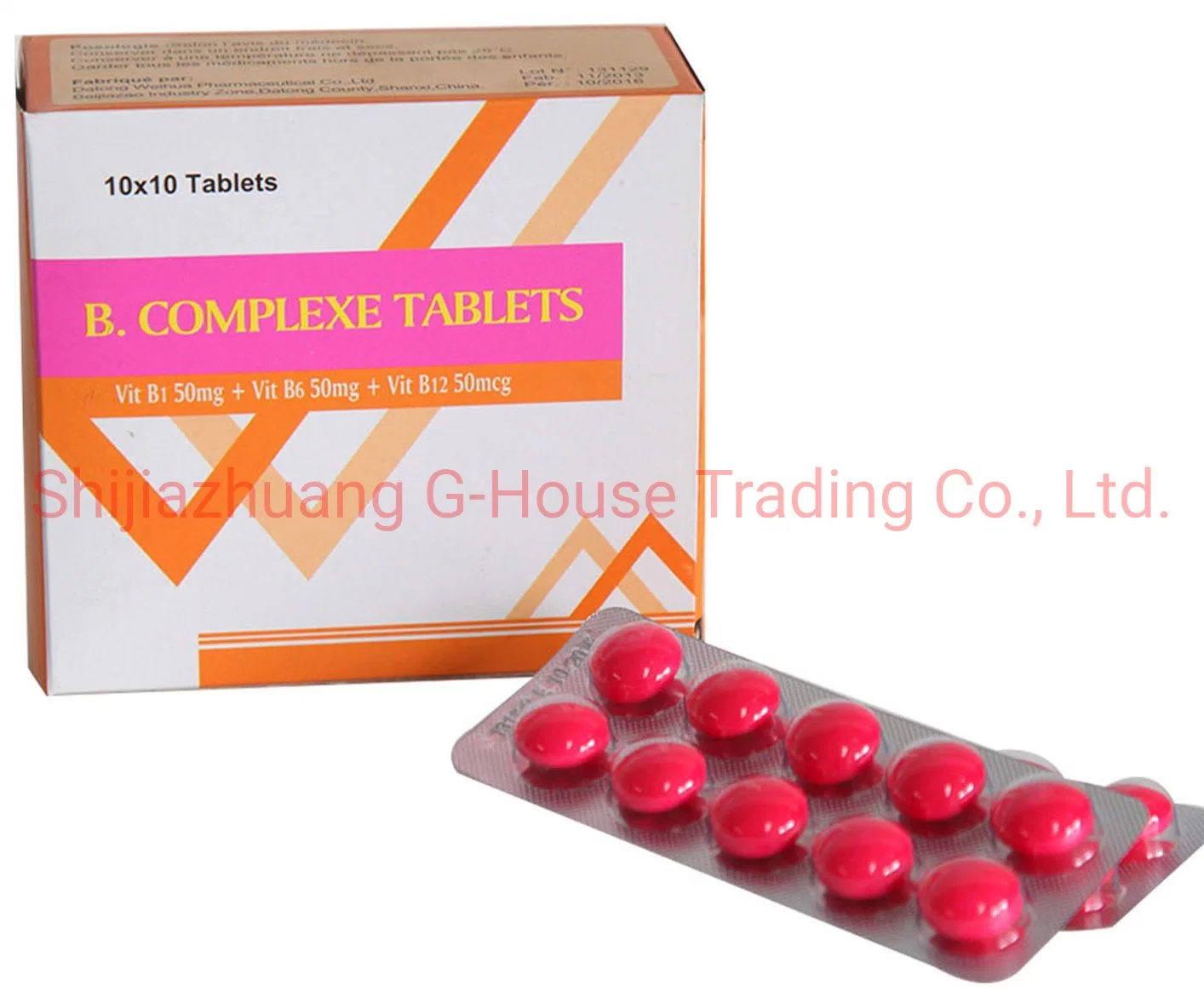 Complex Vitamin B Tablets Finished Medicines Pharmaceuticals
