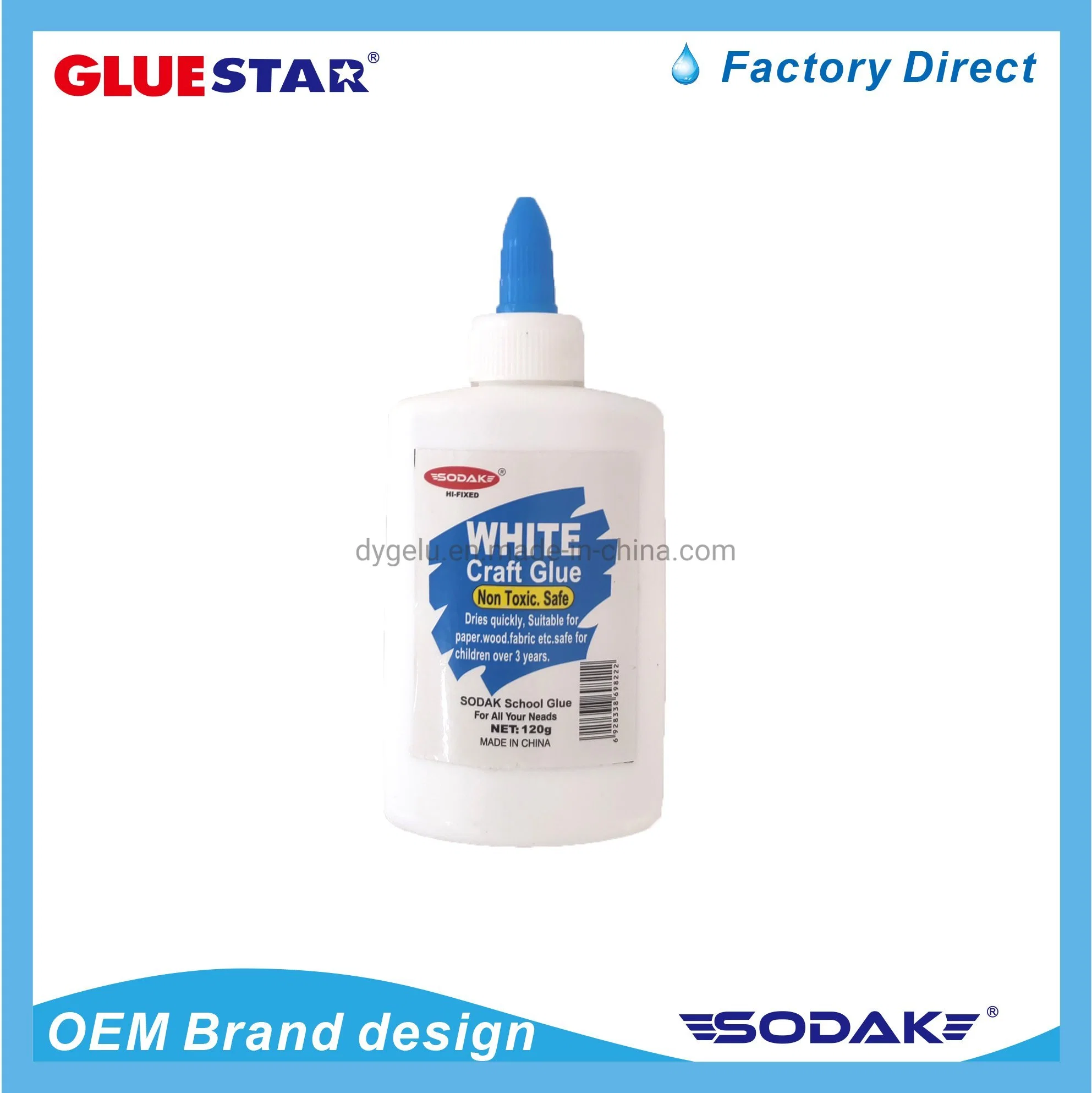 Sidak All Purpose Non-Toxic 120 Ml School Liquid White Glue