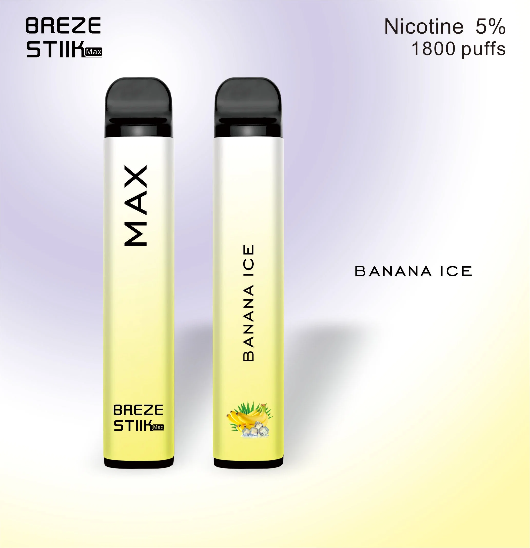 Factory Promotion Price 1800 Puff 950mAh Battery Breze Stiik Max Juice Mini Disposable E Cig