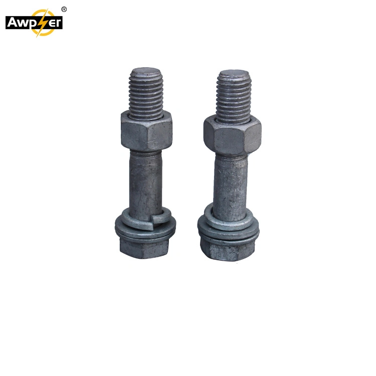 Carbon Steel Zinc Plated Hex Bolts and Nuts Washers