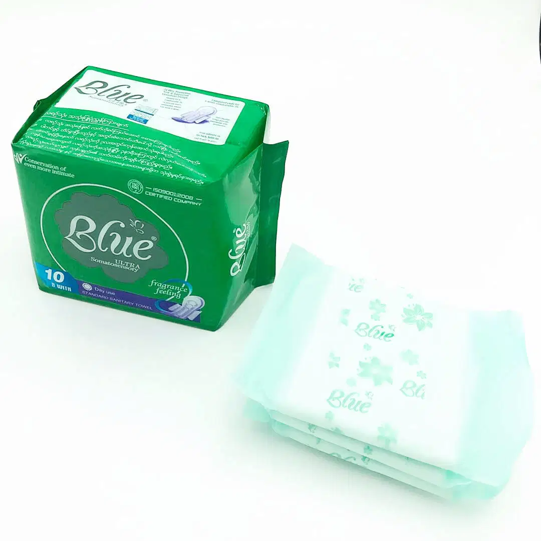 Super absorbency almohadillas transpirables para mujeres baratos desechables de servilletas sanitarias