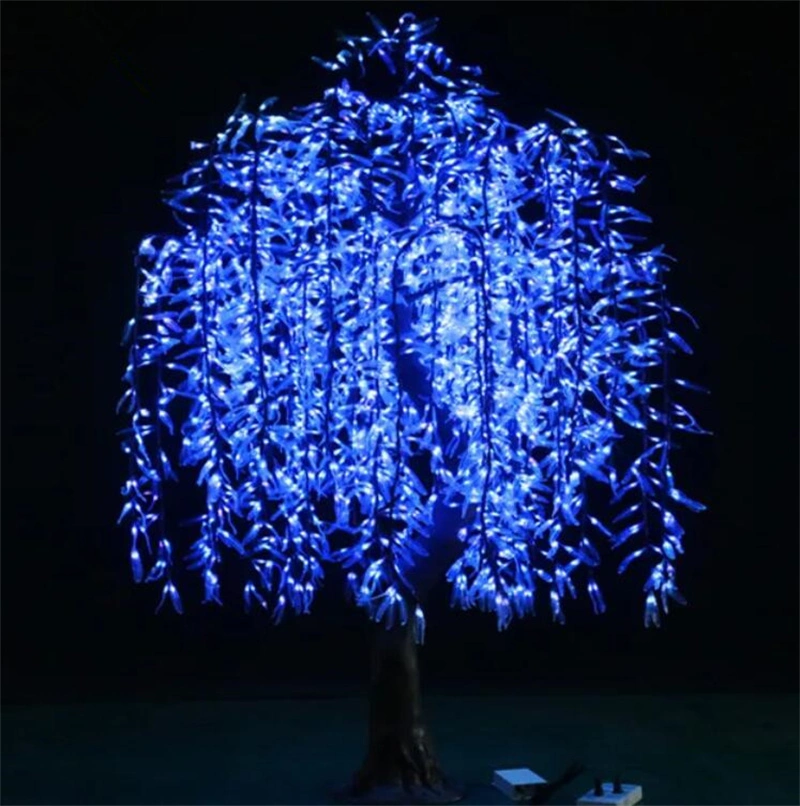 Artificial LED Willow Tree Landscape Lighting Tree Christmas Decoration