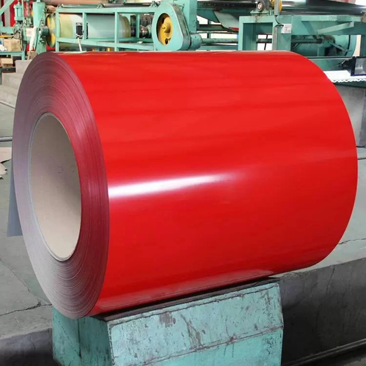 China Manufacture Prepainted PPGL PPGI Coated Steel Coil Blue Sheet Metal