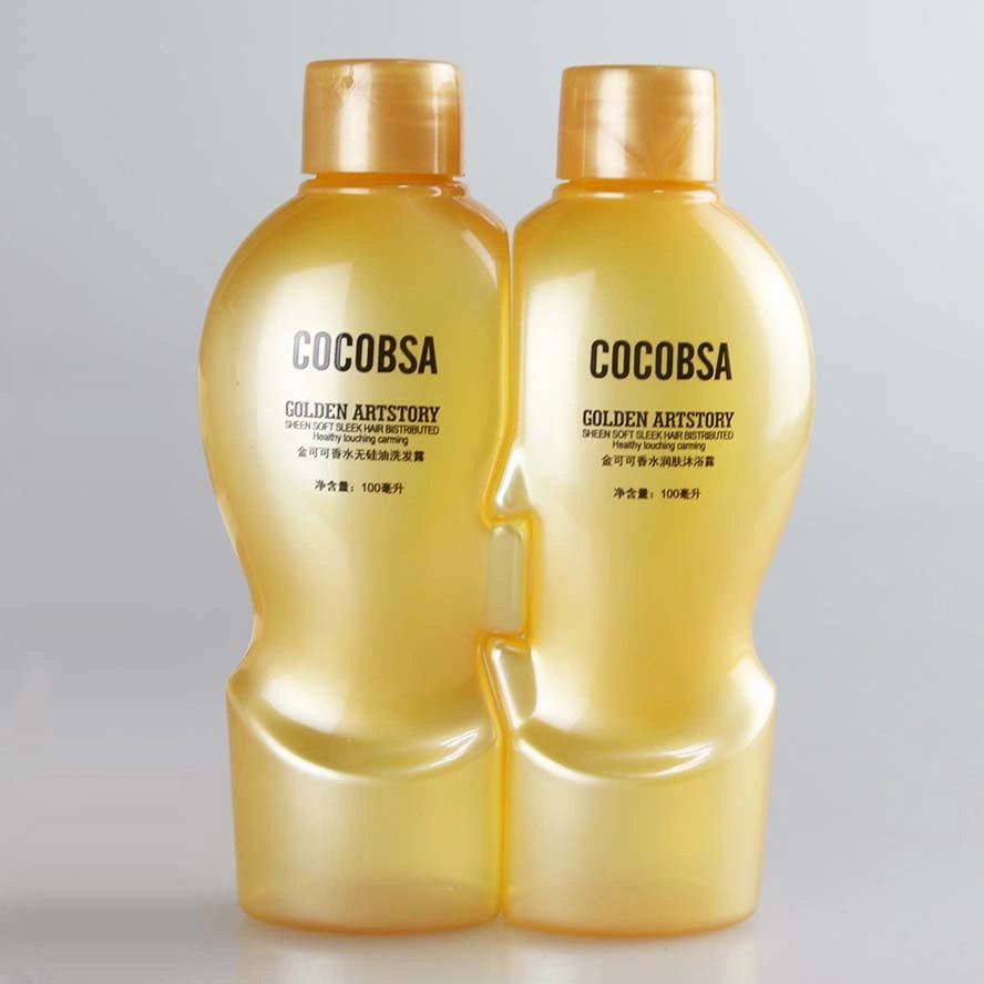 Custom Color 100ml Plastic Pet Twins Bottle for Personal Care