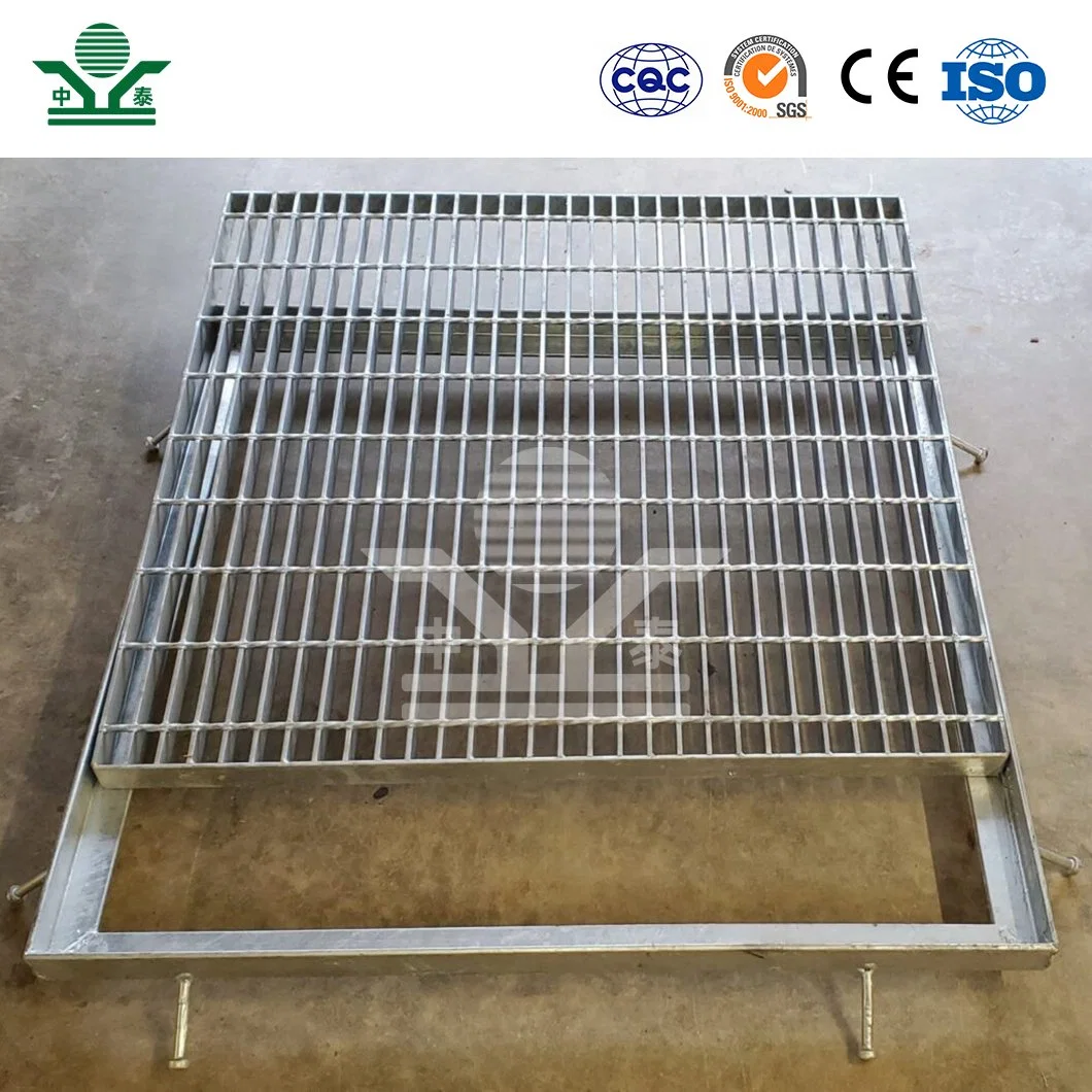 Zhongtai Gully Water Grate Original Factory Deck Drain Grates 2 Inch X 3/16 Inch Metal Grate for Deck