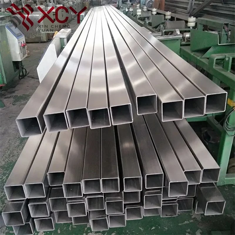 304 316 Square Welded Cut Bended Punched Alloy ASTM ERW 201 200series Stainless Steel Tube Pipe for Price