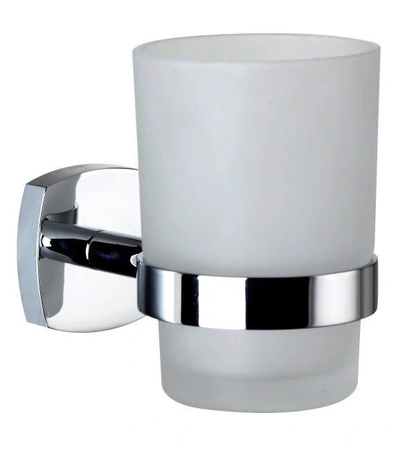 Removable Single Toilet Tumbler Holder Bathroom Accessories Zinc Alloy Toothbrush Cup Holder