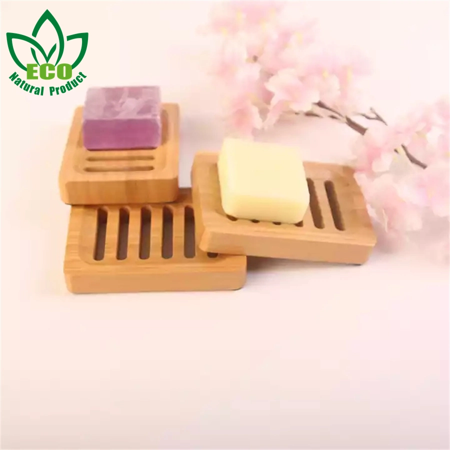 El cuarto de baño de plástico biodegradable natural libre de bambú Jabonera Jabonera de bambú Mayorista/Proveedor caso