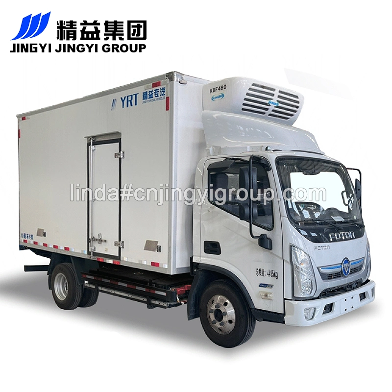 New Energy Electric Foton Refrigerated Cooling Van Refrigerator Freezer Truck