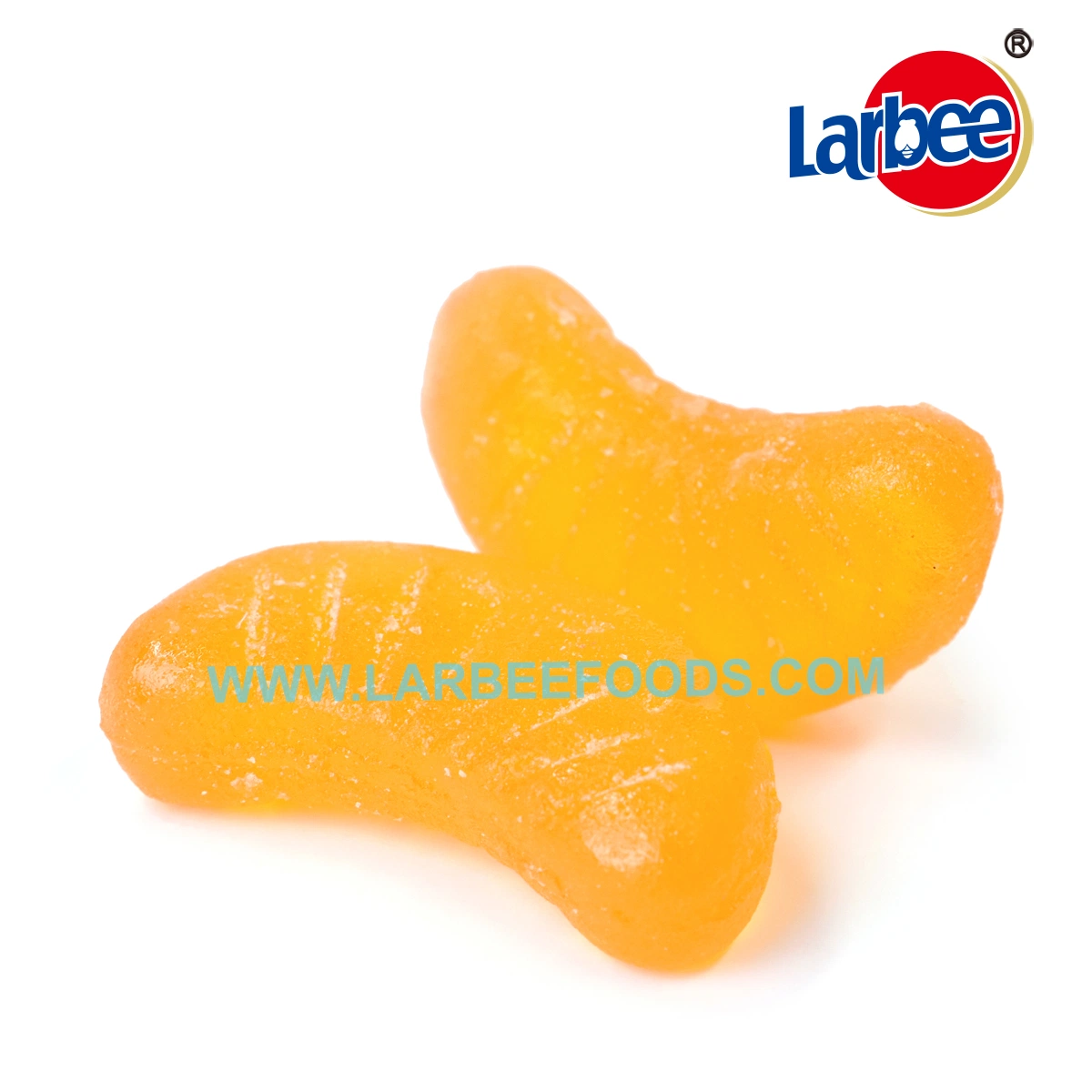 300g orange douce saveur de gomme à mâcher Gomme Candy Larbee Factory