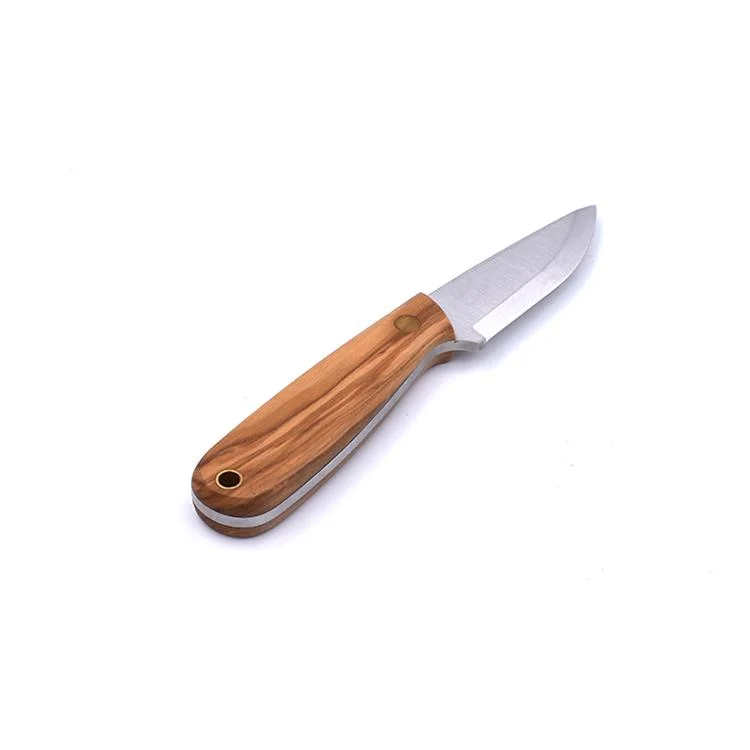 Folding Knife Cutting Knife Portable Knife with Wood Handle Camping Knives