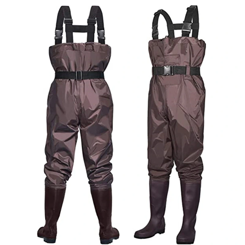 Waterproof Zipper Chest Breathable Fly Fishing Waders Stockingfoot Fish Pant Chest Waders