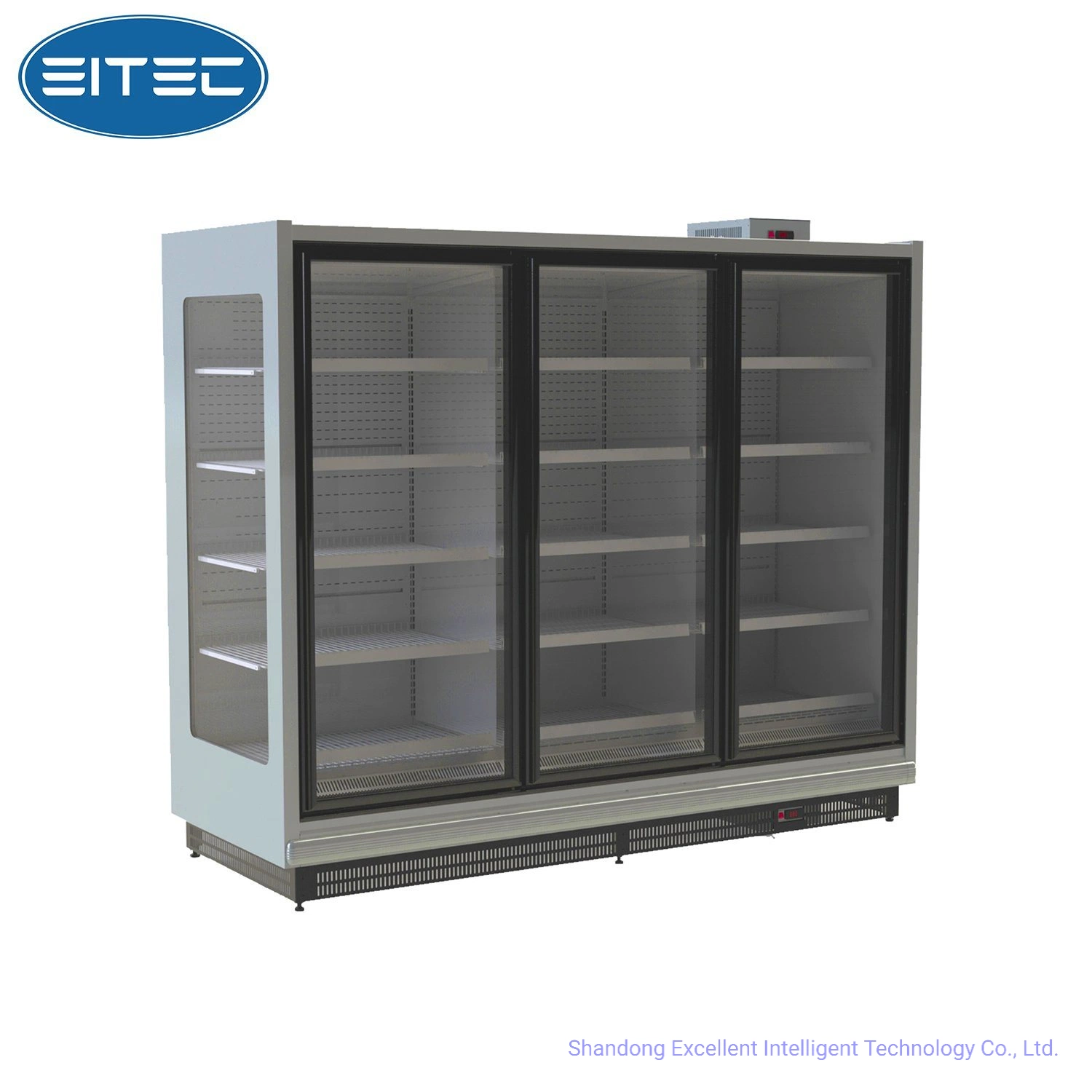 Commercial Fridge Supermarket Glass Door Cabinet Freezer for Frozen Food