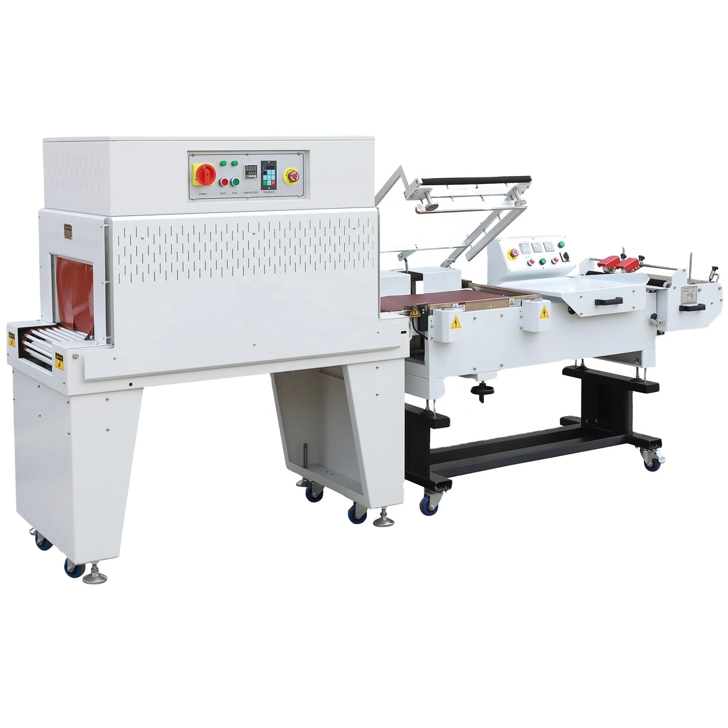 Semi-Auto Sleeve Packaging Machine for Box Shrink Wrap Tunnel Pack Packing Wrapping Tunnel