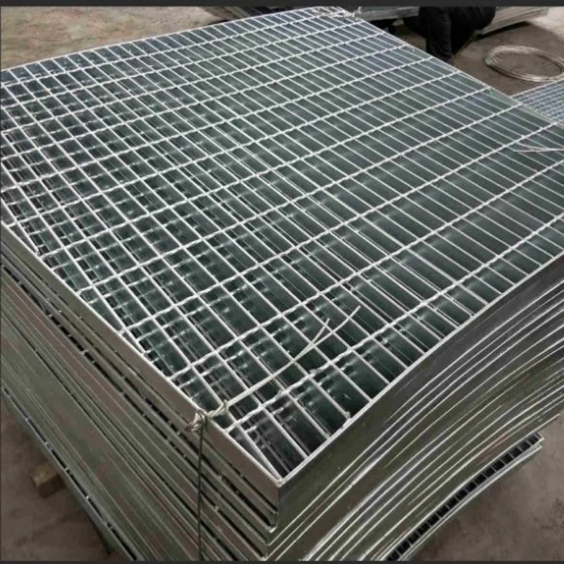 Drain Cover Structure Walkway Customized Press Locked Stainless Steel Grating