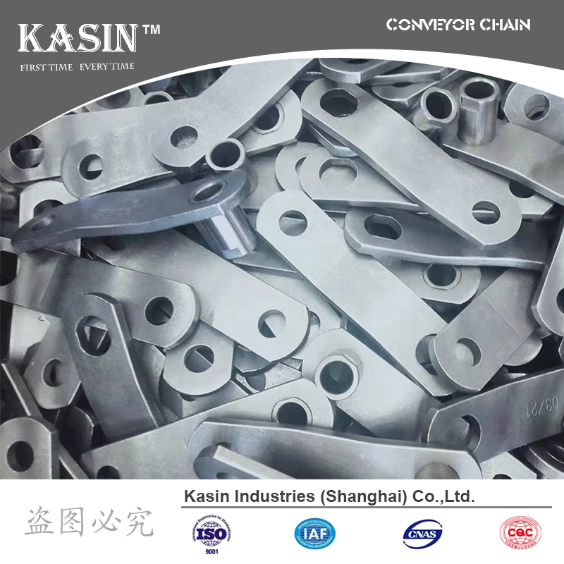 Ss22840-B Steel Engineering Class Conveyor Chain for Sugar Mill Roller Chain for Sugar Industry Chains