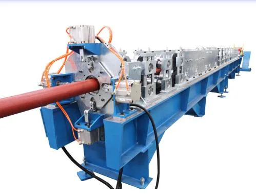 Downspout Gutter Roll Forming Machine Galvanized Steel Water Pipe Making Machinery