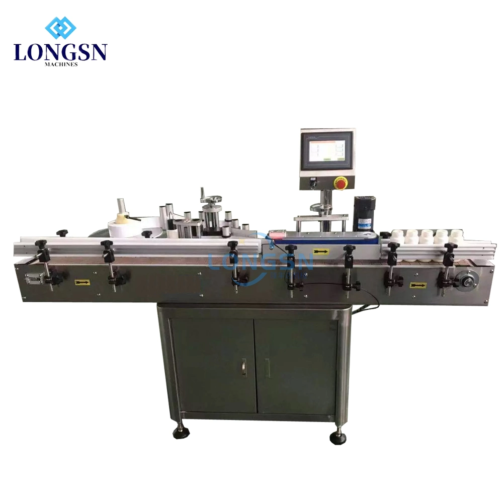 Automatic Sticker Labeling Machine for Round Bottles Two Sides Labeling Machine