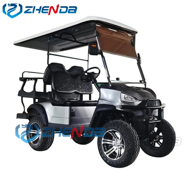 CE Certification Powerful Long Range Electric 4 Seat Small Cart off-Road Luggage Cart for Sale