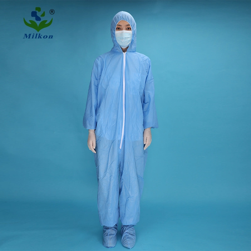 Disposable SMMS PP Safety Protective Clothing Suit Coverall Apparel