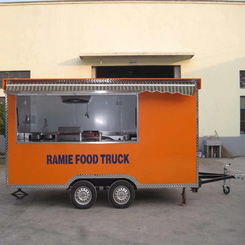 Street Style Food Truck, Mini Machine Food, Mini Tractor Trailer Truck, Mobile Breakfast Food Carts for Sale