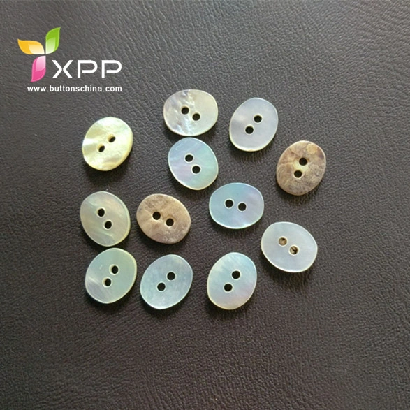 2 Hole Oval Agoya Shell Button