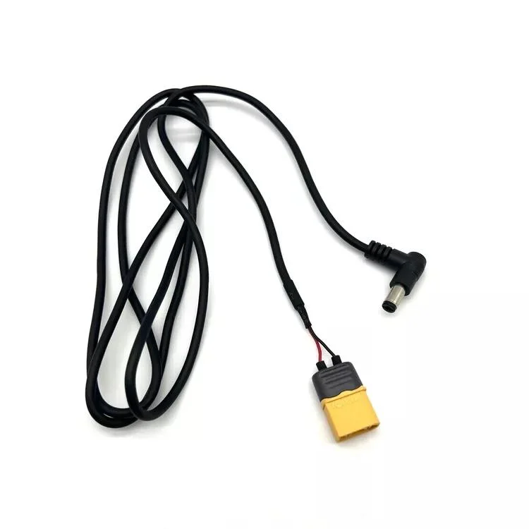 Cable Harness Xt60 Connectors to DC Plug Cord Battery Charge Wiring Harness Custom Power Cable