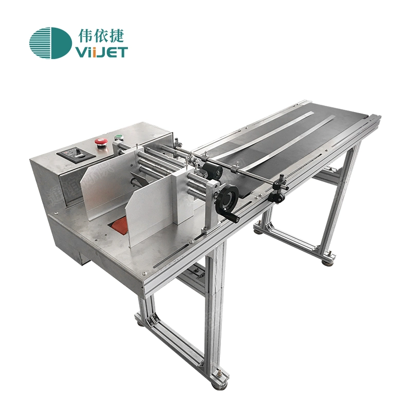 Carton Feeder Conveyor for Food Packaging/Coding Production Industry Sticker/Bag/Card Feeding Machinery Conveyor Belt Customized Optional