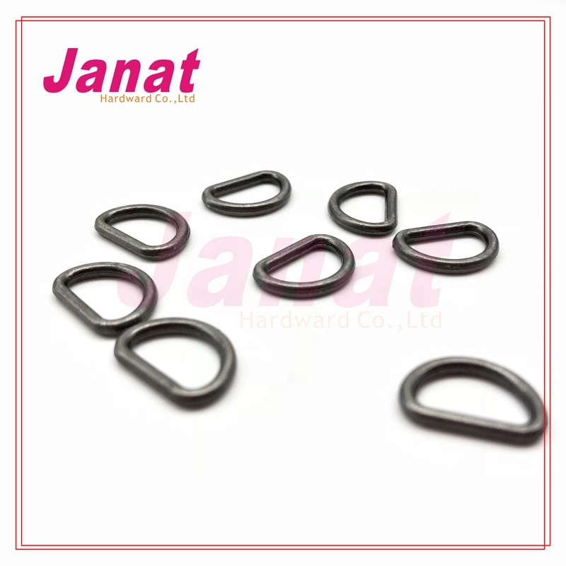 Bag Metal Fittings Iron Antique Brass D Ring Buckle for Leather Bags