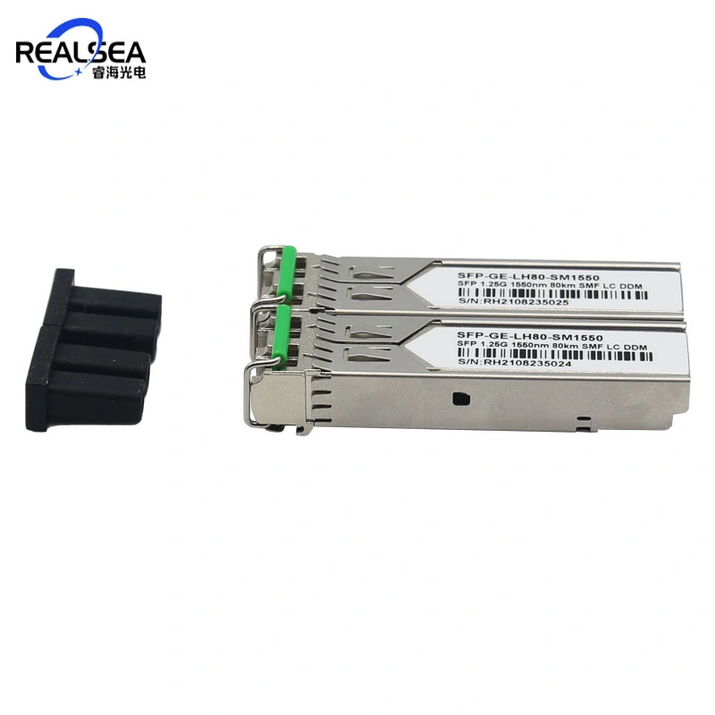 1g 1.25g LC Sc Duplex Simplex Sm mm 10g SFP+ DWDM 10km 80km 1310nm 1550nm SFP Transceiver Module