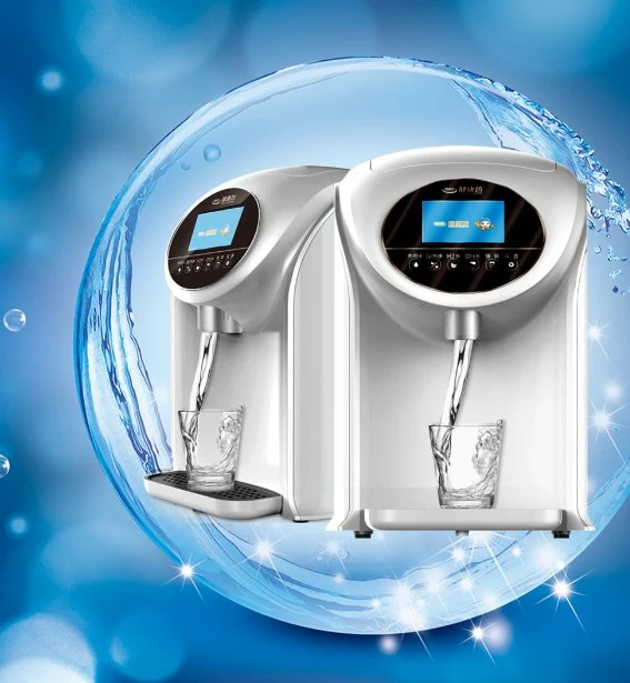 5 Plates Hydrogen Water Ionizer Warm/Cold Water with Home Usage