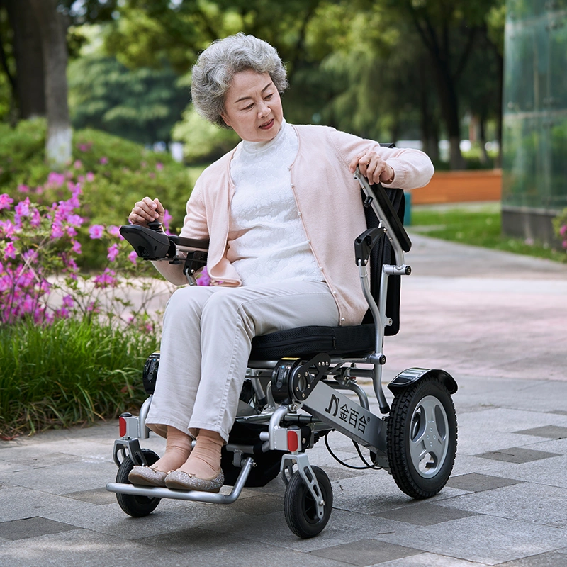 La FDA mucho la conducción eléctrica plegable Silla de Ruedas para ancianos