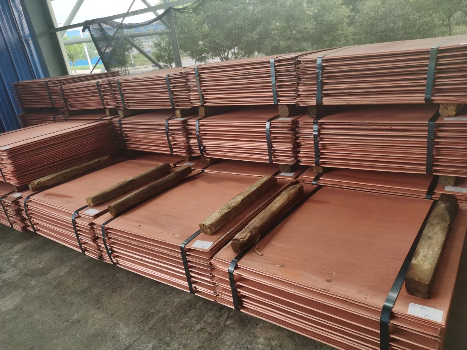 Wholesale Copper Cathodes Plates 99.99% Copper Cathodes Sheets Factory Supplier