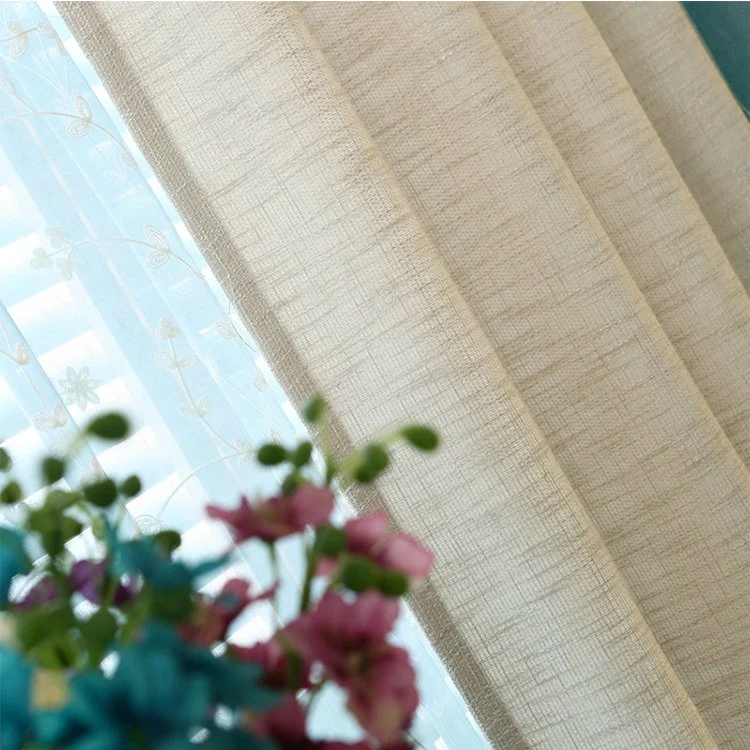 Spot Cotton Linen Cloth Polyester Coarse Linen Solid Color Cloth Sofa Cover Tablecloth Shading Curtain Cloth