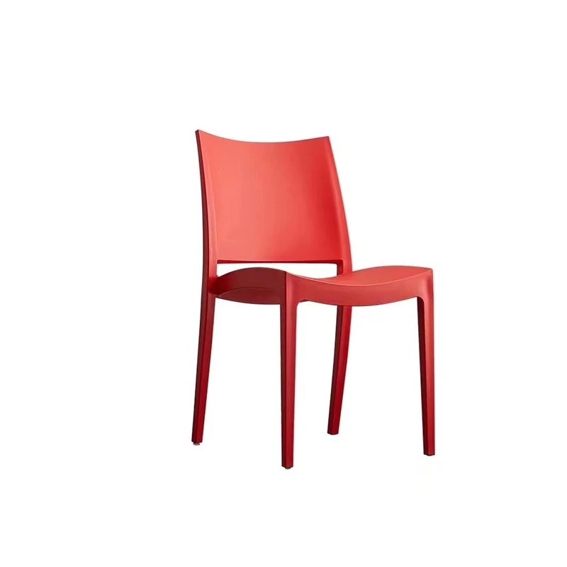 Muebles exterior plástico apilable exterior Red silla Apilable PP moderno Presidente