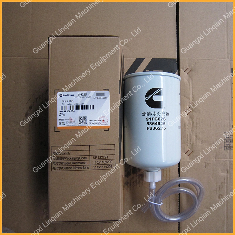 Liugong Clg856h filtre à carburant élément séparateur d'eau Sp160254