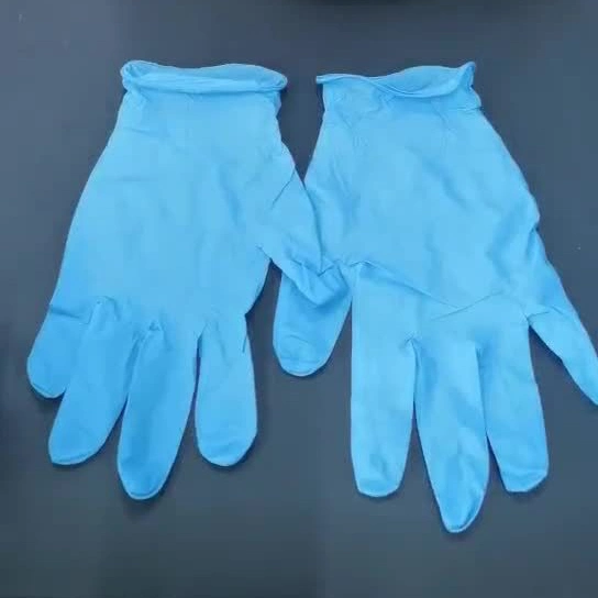 Durable Inexpensive Type Iir Protective Safety Powded Latex Free Sterilized Nitrile Gloves