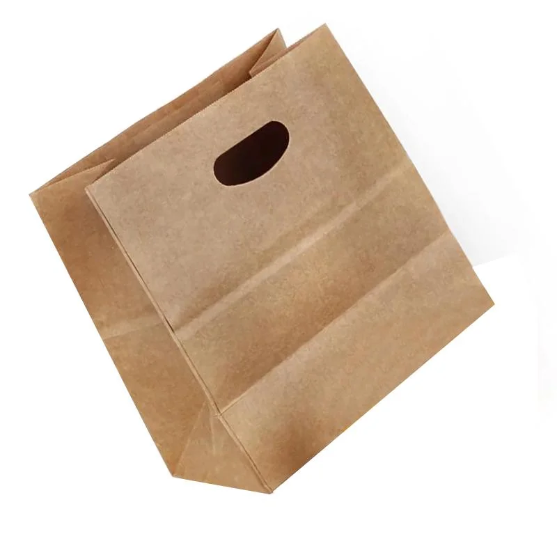 Custom Logo Brown Gift Shopping Kraft Packing Paper Bags for Packaging