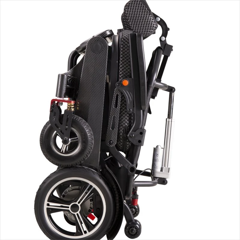 Magnesium Alloy Carbon Fiber Surface Treatment Lightweight Electric Wheelchair High-End Wheelchair