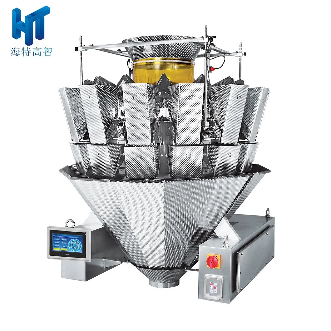 Long Service Life IP66 Waterproof Multihead Weigher Weighing and Packaging Machine for Frozen Salad Frozen Food