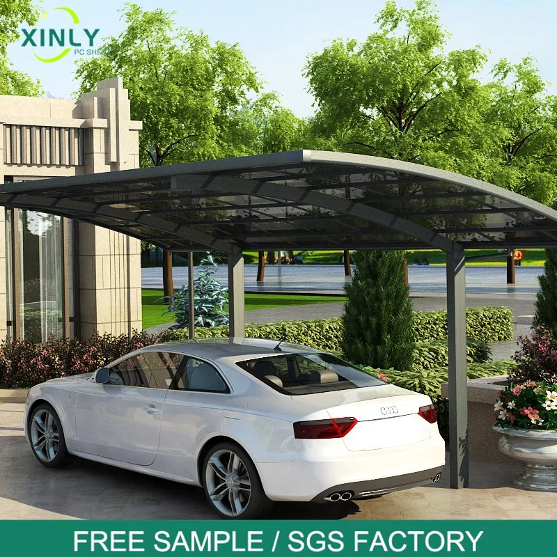 DIY Aluminum Garage with Polycarbonate PC Sheet Carport Aluminum Frame Car Parking