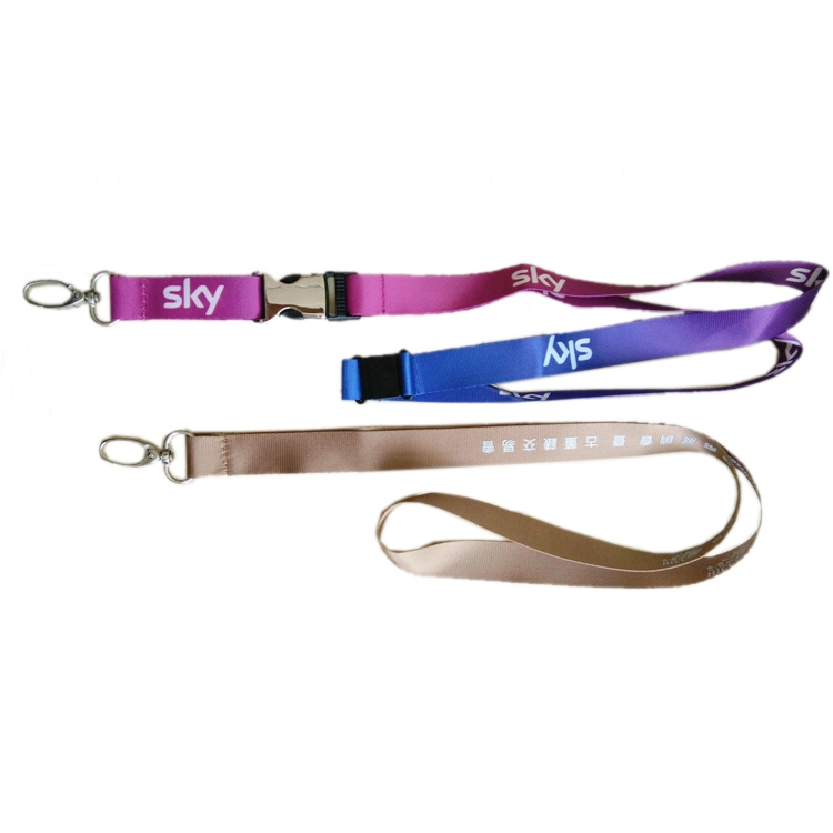 Wholesale/Supplier Custom Logo High quality/High cost performance Bulk Printed Neck Polyester Lanyard for Promotion Gift