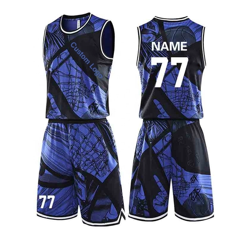 Custom Patterned Basketball Shirt OEM Full Sublimated Basketball Wear